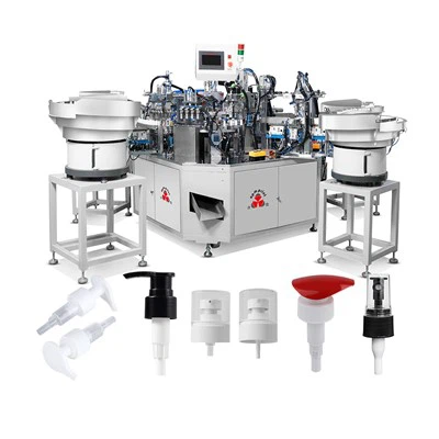 Machine d'assemblage de pompe à lotion